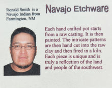 Load image into Gallery viewer, NAVAJO ETCHWARE POTTERY - RONALD SMITH