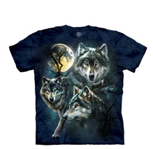 Load image into Gallery viewer, WOLF MOON COLLAGE - ADULT - T-SHIRT
