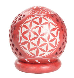 TREE OF LIFE /FLOWER OF LIFE CONE INCENSE BURNER