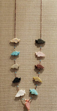 Load image into Gallery viewer, ARMADILLO CARVED FETISH NECKLACE