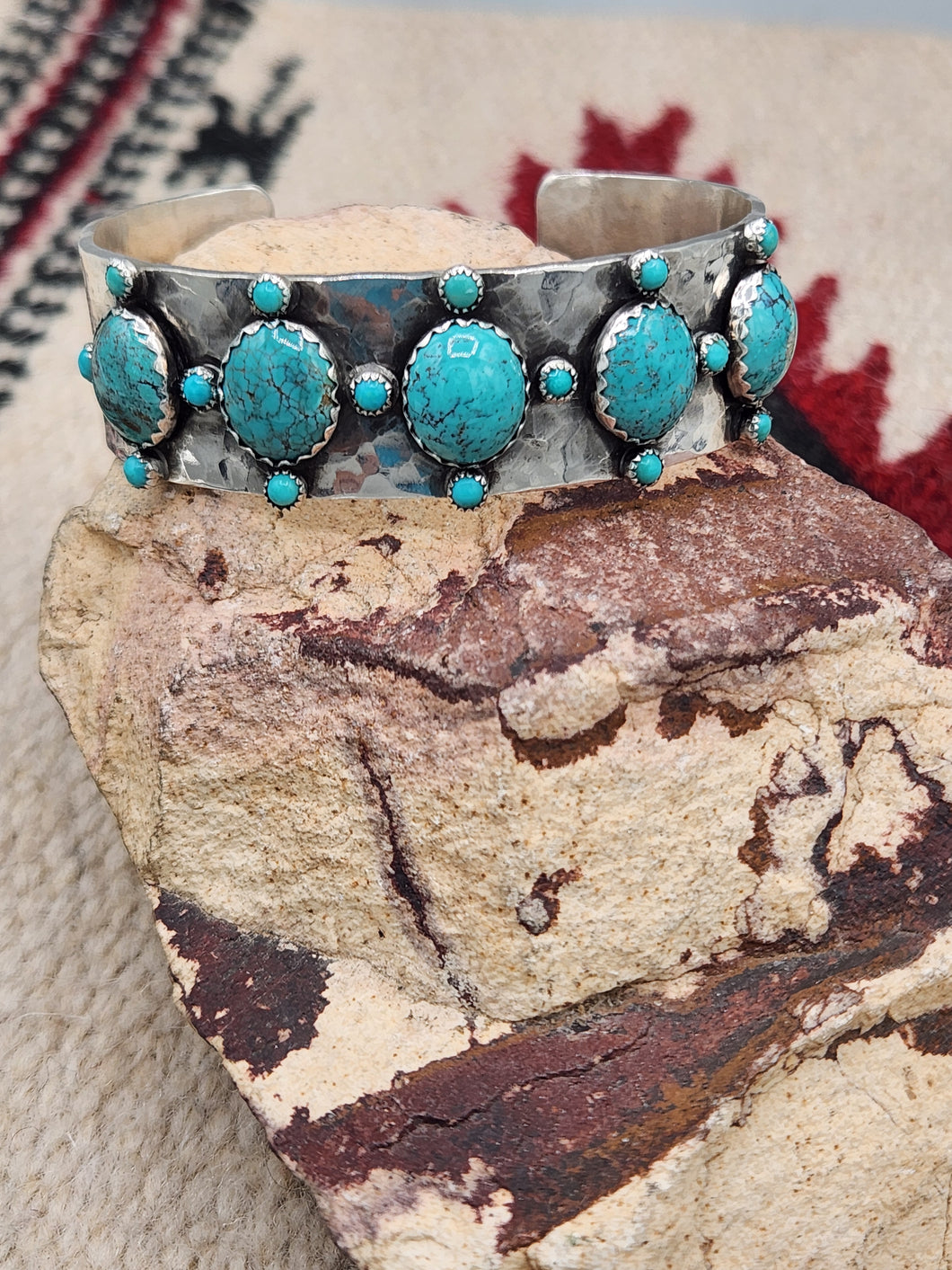 TURQUOISE CUFF - RICHARD SCHMIDT- SOUTHWEST STYLE