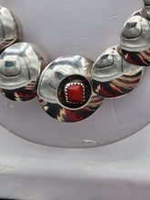 Load image into Gallery viewer, STERLING SILVER 2 SIDED PILLOW BEADED NECKLACE - 20&quot;
