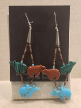 Load image into Gallery viewer, FETISH BEAR LOOPED EARRINGS - CONNIE RAMIREZ
