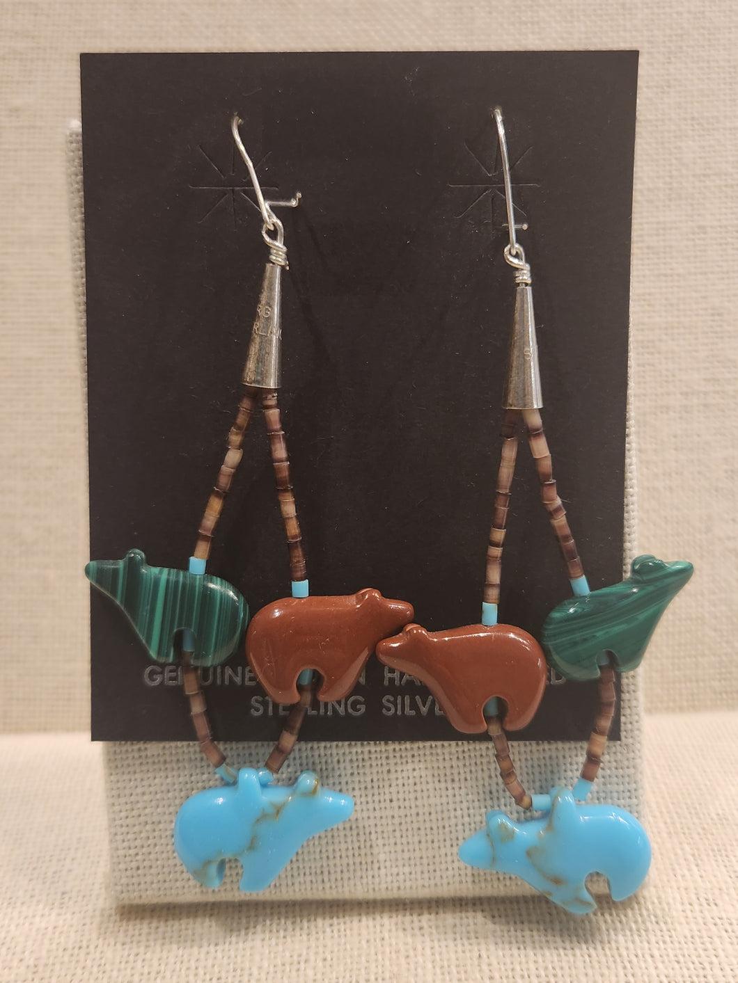 FETISH BEAR LOOPED EARRINGS - CONNIE RAMIREZ