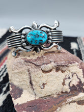 Load image into Gallery viewer, TURQUOISE SANDCAST SLEEPING BEAUTY CUFF BRACELET - HARRISON BITSUE

