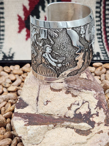 BUFFALO SKULL STORYTELLER BRACELET - ELAINE BECENTI