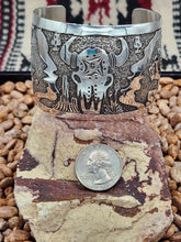 Load image into Gallery viewer, BUFFALO SKULL STORYTELLER BRACELET - ELAINE BECENTI
