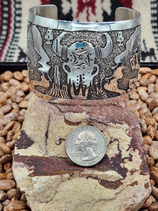 BUFFALO SKULL STORYTELLER BRACELET - ELAINE BECENTI