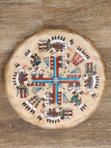 COCHITI PAINTED DRUM - GLEN NEZ