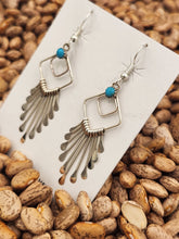 Load image into Gallery viewer, TURQUOISE PADDLE STYLE EARRINGS - DELMAR ARMSTRONG
