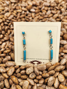 TURQUOISE INLAY EARRINGS - FERNINA MALANI