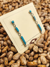 Load image into Gallery viewer, TURQUOISE INLAY EARRINGS - FERNINA MALANI
