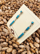 Load image into Gallery viewer, TURQUOISE INLAY EARRINGS - FERNINA MALANI
