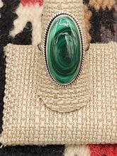 Load image into Gallery viewer, MALACHITE RING -SIZE 9.5 - OVAL SHAPED
