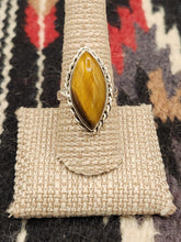 Load image into Gallery viewer, TIGER EYE RING - SIZE 9
