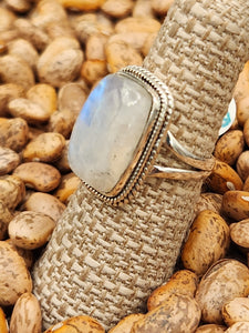 MOONSTONE RING - SIZE 6