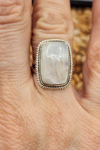 MOONSTONE RING - SIZE 6