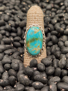TURQUOISE RING - SIZE 6.5 - OVAL SHAPED