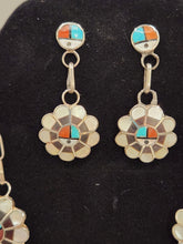 Load image into Gallery viewer, VINTAGE SUNFACE ZUNI MULTI INLAY SET - G. TSADIASI
