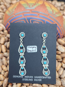 TURQUOISE EARRINGS - ZUNI - MURRY & ARLENE TSATIE