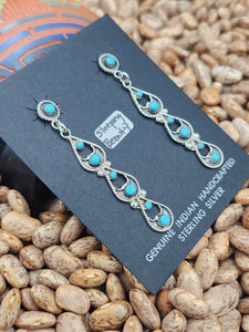 TURQUOISE EARRINGS - ZUNI - MURRY & ARLENE TSATIE