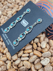 TURQUOISE EARRINGS - ZUNI - MURRY & ARLENE TSATIE