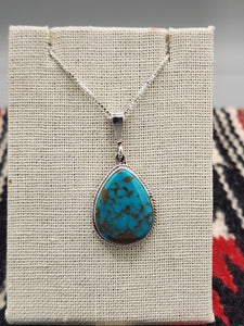 TURQUOISE TEARDROP PENDANT - SHARON McCARTHY