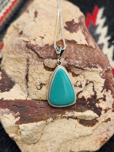 GREEN TURQUOISE PENDANT  - SHARON McCARTHY