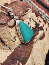 Load image into Gallery viewer, GREEN TURQUOISE PENDANT  - SHARON McCARTHY
