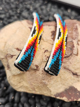 Load image into Gallery viewer, BEADED BARRETTES (PAIR)- BLUE - JUDY WILSON
