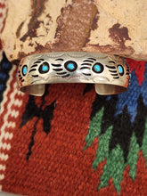 Load image into Gallery viewer, TURQUOISE BEAR PAW CUFF BRACELET - 10 PAWS
