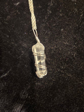 Load image into Gallery viewer, QUARTZ CRYSTAL WRAPPED CRYSTAL POINT Necklace
