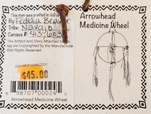 Load image into Gallery viewer, MEDICINE WHEEL WITH ARROWHEAD CENTER - MARY MARTINEZ
