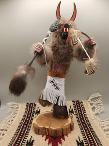 WOLF KACHINA - 12"