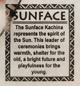 SUNFACE KACHINA - 12"