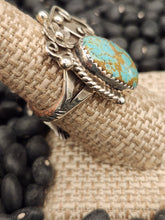 Load image into Gallery viewer, VINTAGE TURQUOISE RING - # 8 MINE - LARRY SANDAVOL
