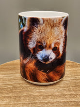 Load image into Gallery viewer, RED PANDA PORTRAIT 15 OZ MUG
