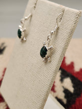 Load image into Gallery viewer, MALACHITE TURTLE EARRINGS - ZUNI - RICHARD &amp; TRISTA SIOW
