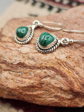Load image into Gallery viewer, MALACHITE EARRINGS
