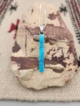 Load image into Gallery viewer, TURQUOISE INLAY PENDANT- ZUNI - MADARREL KALLESTEWA
