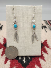 Load image into Gallery viewer, TURQUOISE EARRINGS- JUDY LARGO
