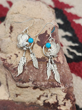 Load image into Gallery viewer, TURQUOISE EAGLE EARRINGS  - RITA LARGO
