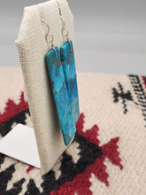 Load image into Gallery viewer, TURQUOISE PADDLE LONG EARRINGS - MARCELLA CASTILLO
