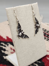 Load image into Gallery viewer, BAT EARRINGS - STERLING SILVER

