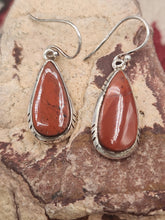 Load image into Gallery viewer, RED JASPER PENDANT AND EARRING SET
