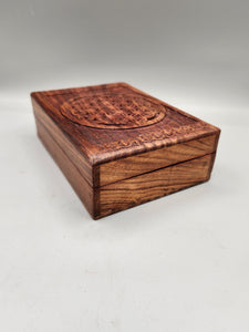 WOODEN BOX - FLOWER OF LIFE