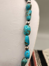 Load image into Gallery viewer, TURQUOISE BEADED NECKLACE  - 20&quot;
