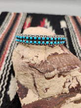 Load image into Gallery viewer, TURQUOISE PEDI POINT 2 ROW CUFF BRACELET- PAUL LIVINGSTON
