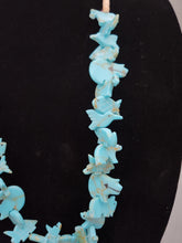 Load image into Gallery viewer, VINTAGE STACKED TURQUOISE SUNFACE KACHINA FETISH NECKLACE  - ZUNI
