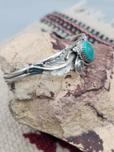 Load image into Gallery viewer, GREEN TURQUOISE CUFF BRACELET- MARIE CRAIG
